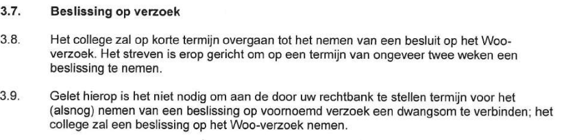 Citaat uit verweerschrift